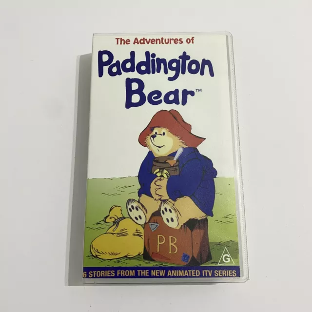 Paddington Bear VHS Video Tape Kids Animated TV Show by Micheal Bond 6 Episodes