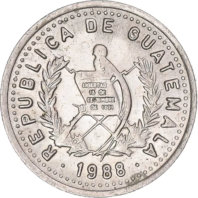 [#1332102] Coin, Guatemala, 5 Centavos, 1988