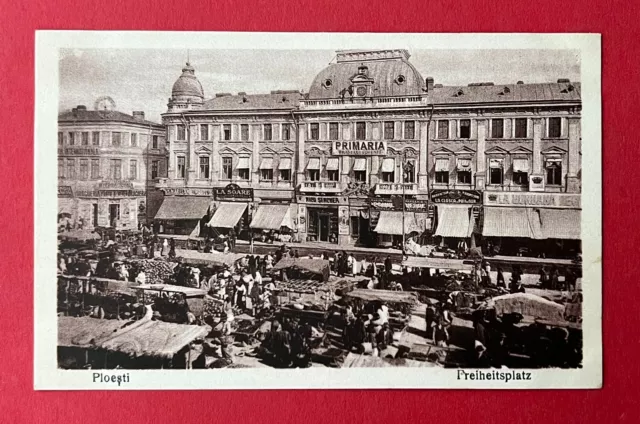 AK Ploesti Ploiești in Rumänien um 1918 Freiheitsplatz   ( 133052