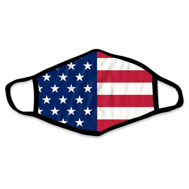 Stars n Stripes Unisex Face Mask Adult One Size Ocean Beach Novelty Fashion