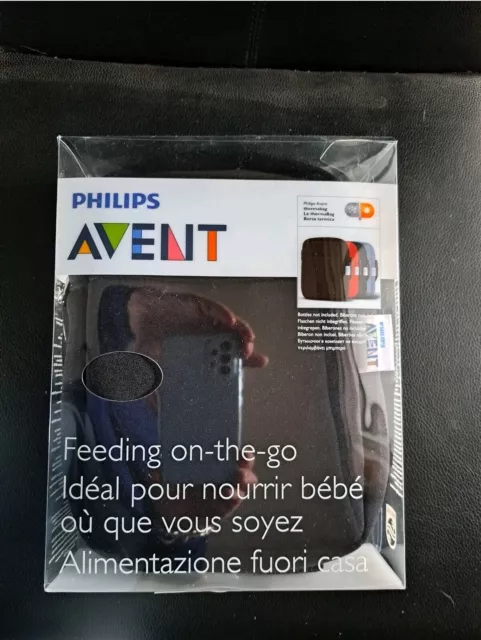 "Bolsa térmica para botellas Philips AVENT ""Feeding On The Go", ¡nueva!