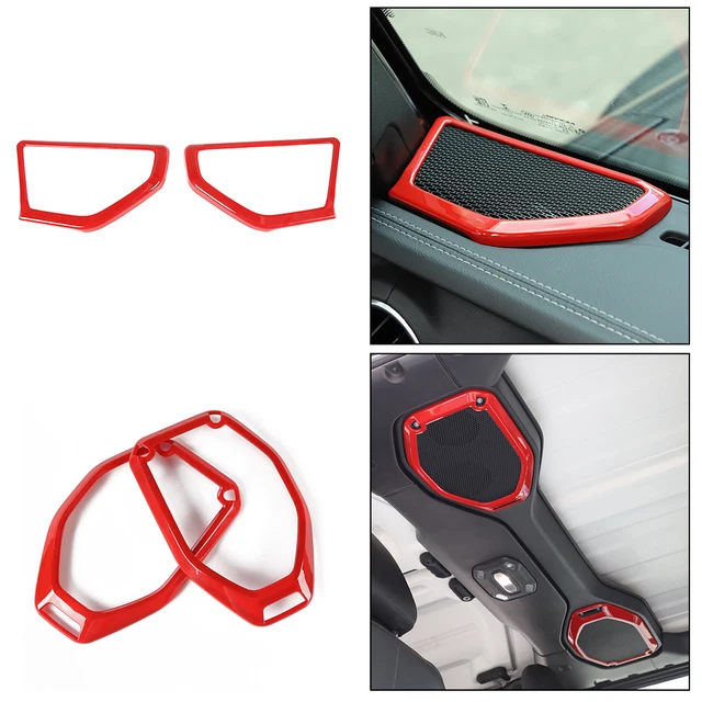 RT-TCZ For Jeep JL A Pillar Speaker Trim Cover For