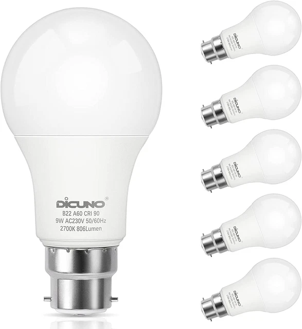 Ampoule LED Edison B22 Blanc Chaud 2700K - Forme Globe Filament - 4W/6W/8W (240V)