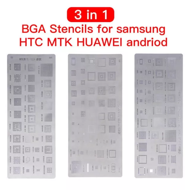 BGA-Vorlage Schablonen Für MTK Samsung HTC Huawei Schablonensatz Praktisch