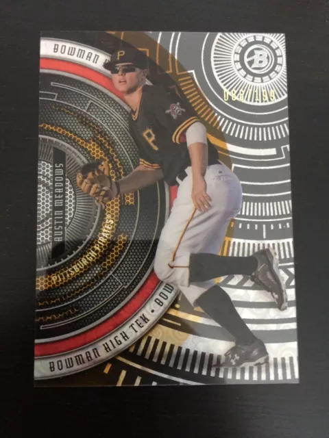 Austin Meadows 2017 Bowman High Tek Baseball Card #Bht-Ame - Pittsburgh Pirates