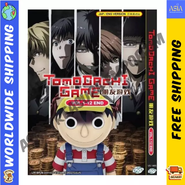 Tomodachi Game (Friends Game) Vol. 1-12 End Anime DVD English Dubbed