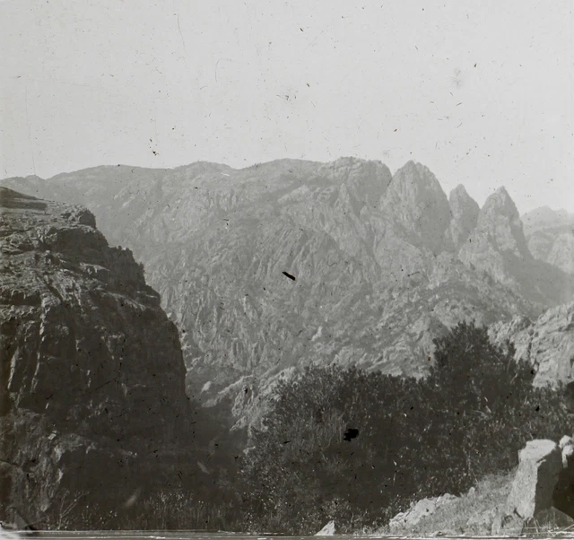 FRANCE CORSE c1930 Photo Vintage Plaque de verre V35L7n8