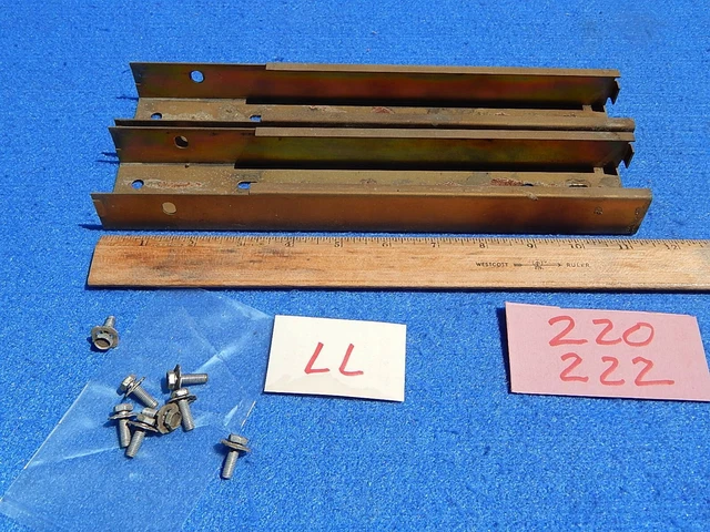 Seeburg 220 222 Mechanism Mounting Channels - one pair