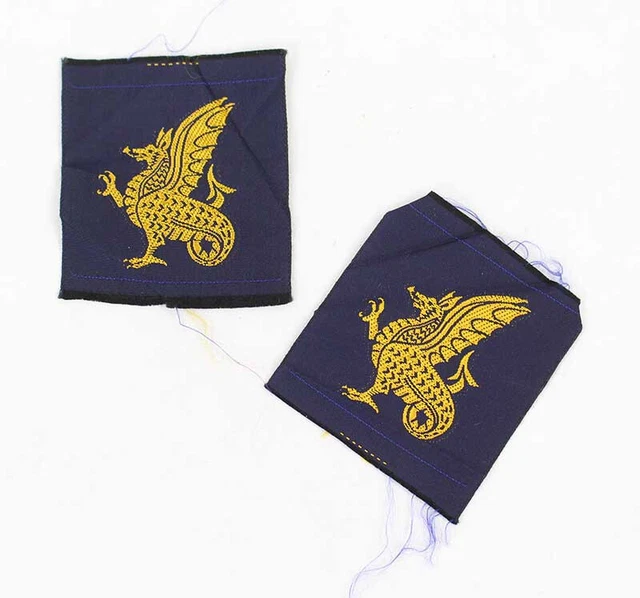 INSIGNES DE BRAS Anglais "43rd "Wessex" BRITISH ARMY WW2 (matériel