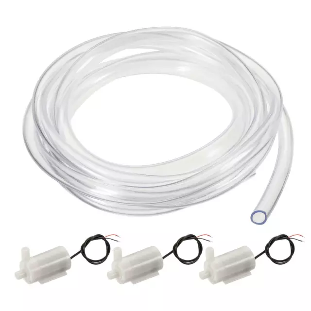 Pompa acqua micro sommergibile DC 3V con tubo vinile trasparente