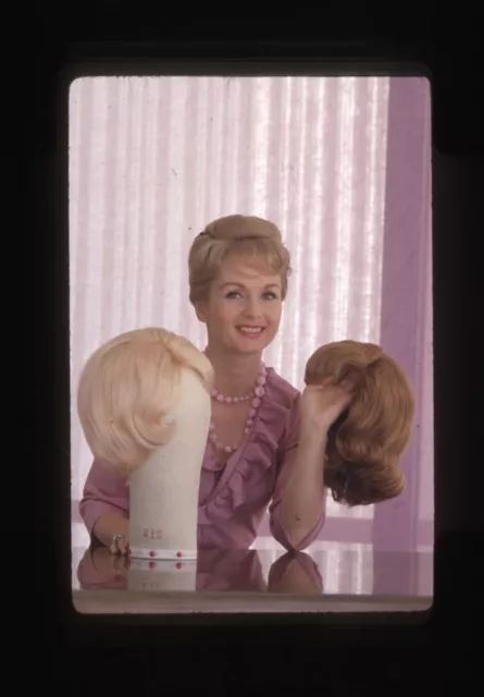 Debbie Reynolds 1950's Photo Shoot Wig Collection Original 35mm Transparency