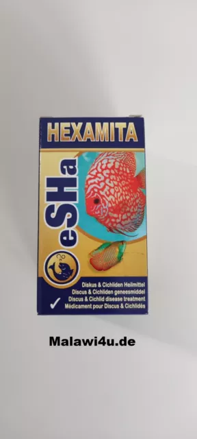 eSHa Hexamita 20 ml gegen Lochkrankheit bei Chiliden und Diskus