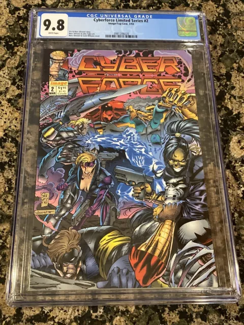 Cyberforce #2 Limited Series CGC 9.8 1993 Image/Top Cow Newly Graded