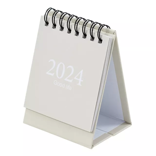 Appointment Planner Birthday Gift Calendar 2024 Mini Desk with Spiral Coil
