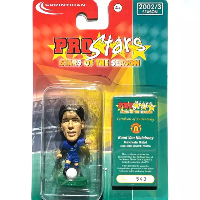 VAN NISTELROOY Manchester Utd A Corinthian ProStars Stars Season Blister PRO800