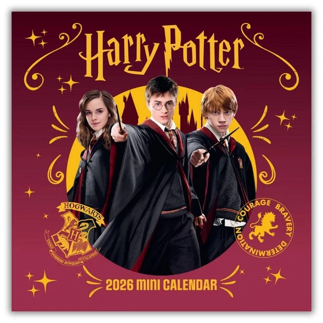 2026 CALENDAR HARRY Potter Month To View Mini Calendar Official Product 2026 Calendar Harry Potter Month To View Mini.webp