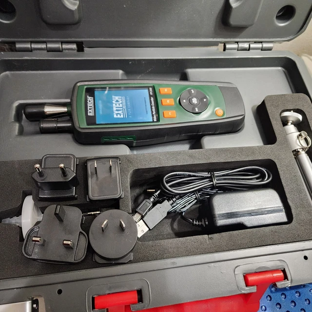 Used Extech VPC300 Video Particle Counter with Built-in Camera Cert Ended 3/2023