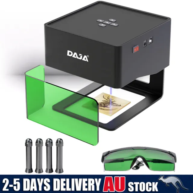 DAJA DJ6 3W Laser Engraving Machine DIY Laser Engraver 80x80mm Carving Area AU