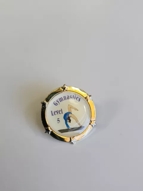 Gymnastics Level 5 Recognition Award Lapel Pin