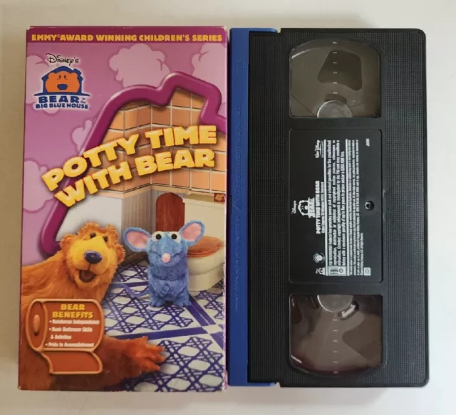 BEAR IN THE Big Blue House - Potty Time with Bear (VHS, 2004) Disney ...