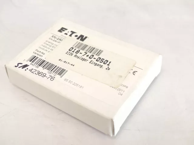 Eaton XN-2AI-PT/NI-2/3 Eingangsmodul SN 42369-76 Part-Nr 140067 - ungebraucht!