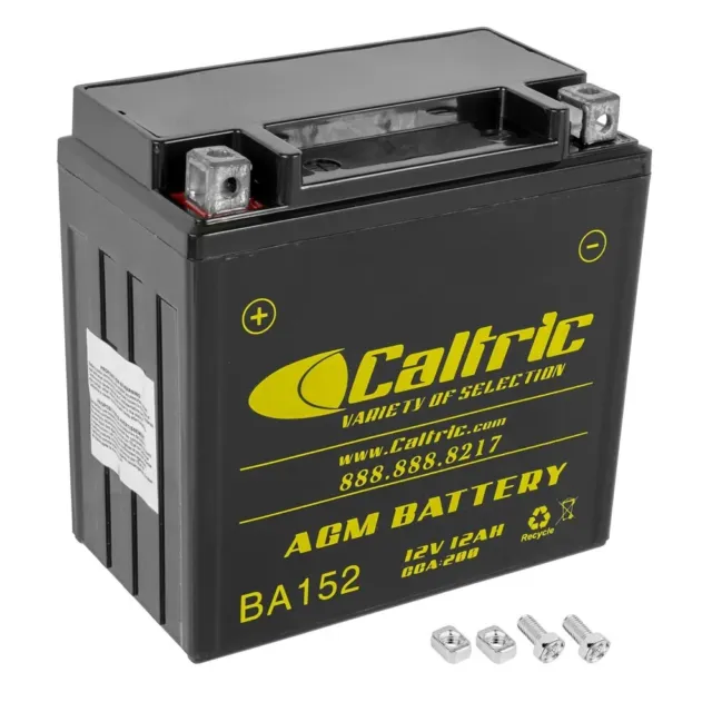 AGM Battery for Honda Foreman Rubicon 500 TRX500 TRX520 2001-24/ 12V 12Ah CCA200
