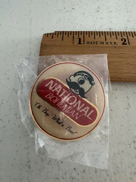 National Bohemian Oh Boy What A Beer Brewery Ale Pin Natty Boh