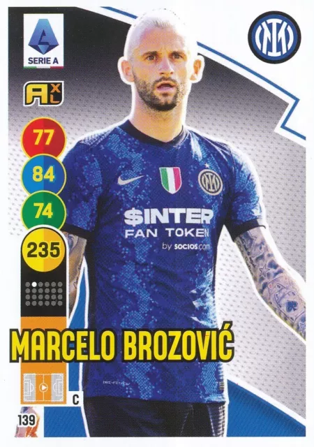 139 Brozovic Marcelo # Inter Milano # Croatia Card Panini Calciatori 2022