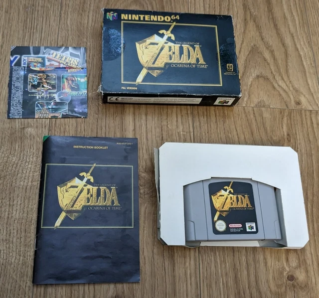 The Legend of Zelda: Ocarina Of Time Nintendo 64 N64 Game With Inserts PAL