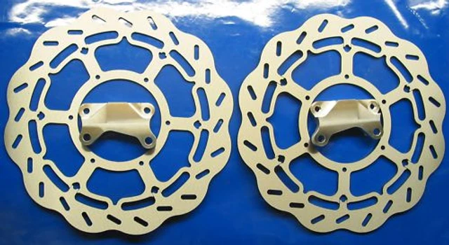 Disque De Frein CNC 320mm Avec Support Étrier - Compatible Multiple Modèles Moto | Rotor Frein