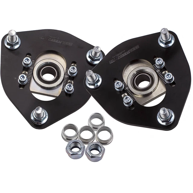 2pz Montaggio piastra Camber Avvolgimento Anteriore per Nissan S13 200SX 240SX