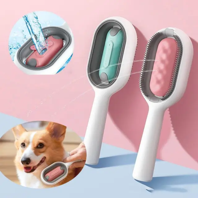 Upgraded Pet Hair Removal Comb with Wipes Grooming Tool for Cat Dog Pets