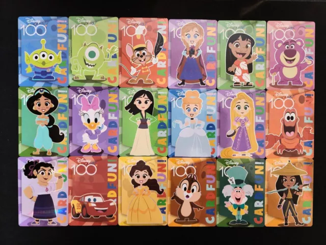 2023 Disney 100 Card Fun Years of Wonder base cards - complete your set D100-SR