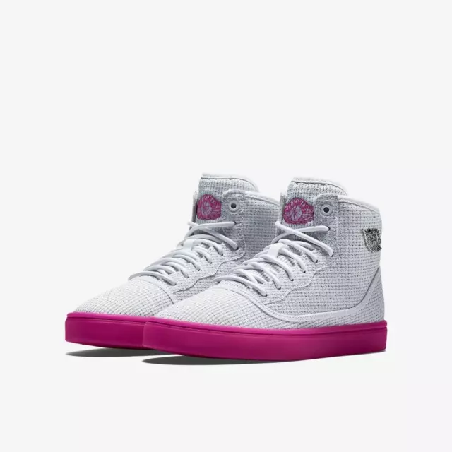 NIKE Jordan Jasmine GG High White Fuchsia 768927 128 size (27 cm) women 10.5