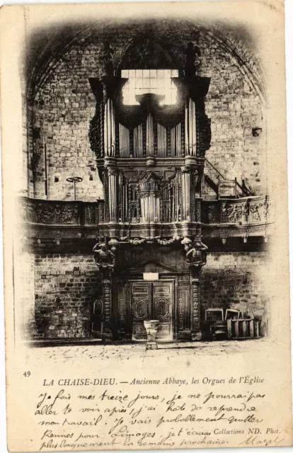 CPA La CHAISE-DIEU - Ancienne Abbaye les Orgues de L'Église (203035)