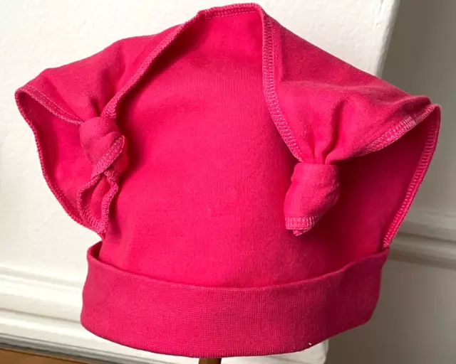 Chapeau Bonnet pour Bébé ou Enfant Rose état neuf doublé 2 ans