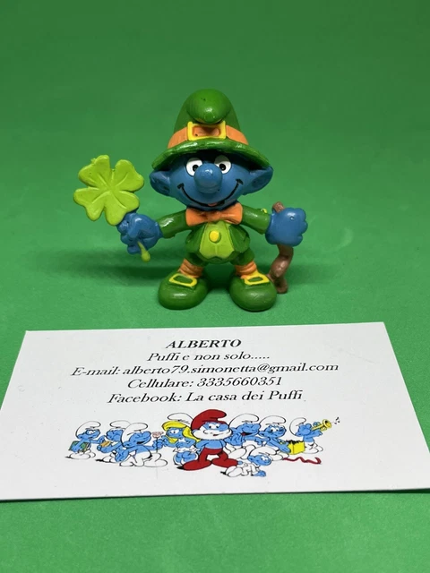 Puffi Smurfs Puffo San Patrizio St Patrick 20176 Variante 3A Verde
