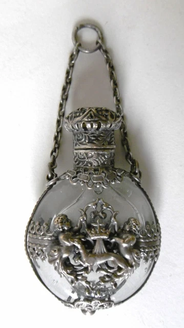 Broche Vintage 'Anne De Bretagne' En Métal Argenté - Reine De France - Parfait État