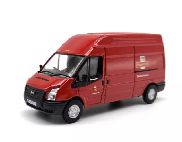 GB 1:76 Red LWB Royal Mail Transit Van Delivery Truck Model Collect Metal Car