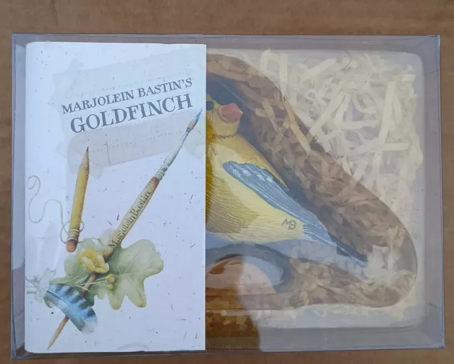 Hallmark Marjolein Bastin Goldfinch Figurine ~Birds at my window Collection NEW!