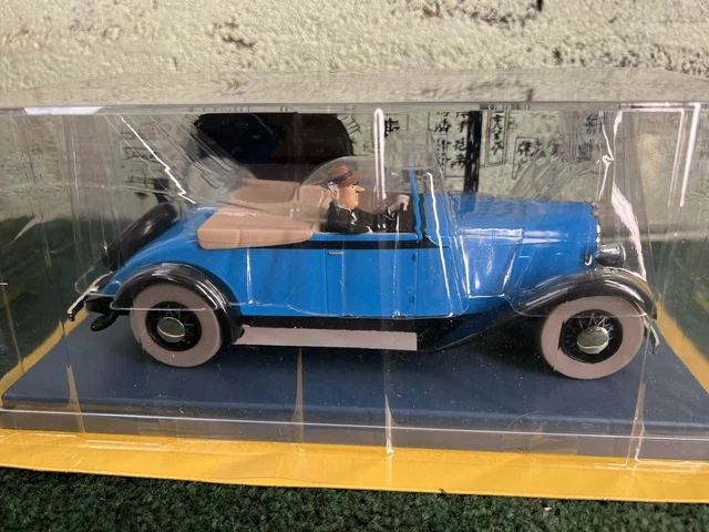 Voiture Tintin 1/24 de l'album  Le Lotus Bleu