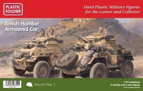 Plastic Soldier Company 1:72 WW2 British Humber Armoured Car - WW2V20037