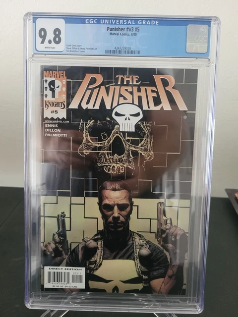 THE PUNISHER Vol 3 #5 CGC 9.8 GRADED MARVEL 2000 GARTH ENNIS! BRADSTREET COVER