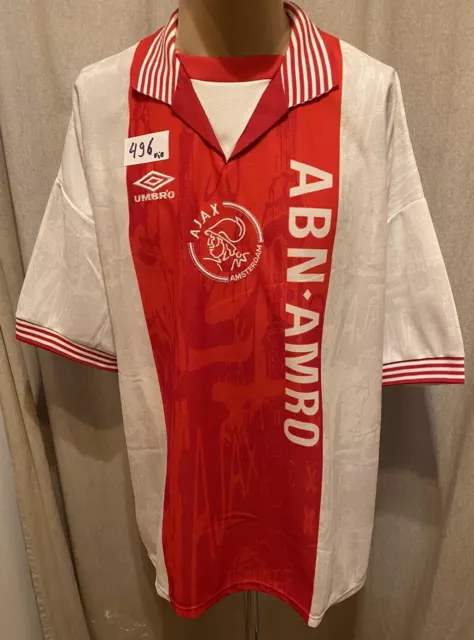 Ajax Amsterdam Original Umbro Heim Trikot 1996/97 "ABN- AMRO" Gr.XXL TOP