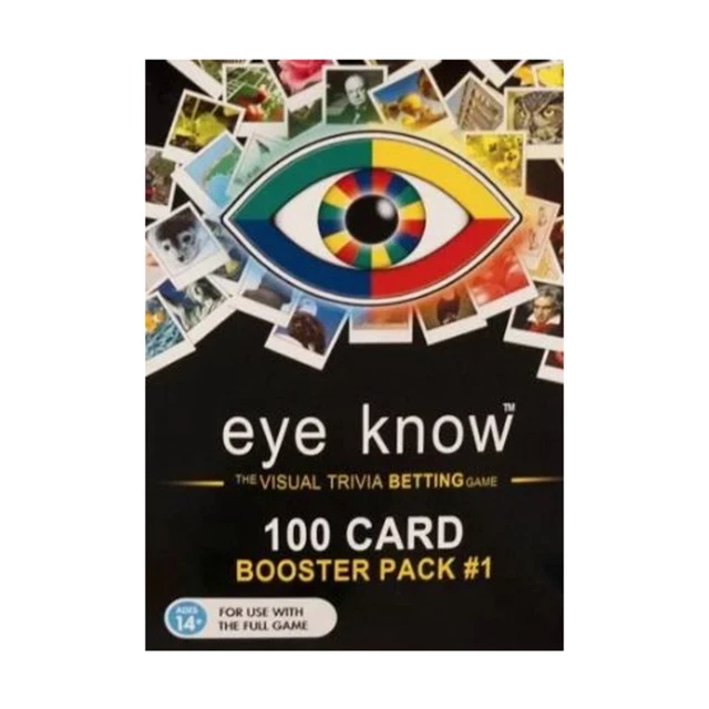 WIGGLES 3D BOARDGAME Eye Know 100 Card Booster Pack 1 Box VG 17.00