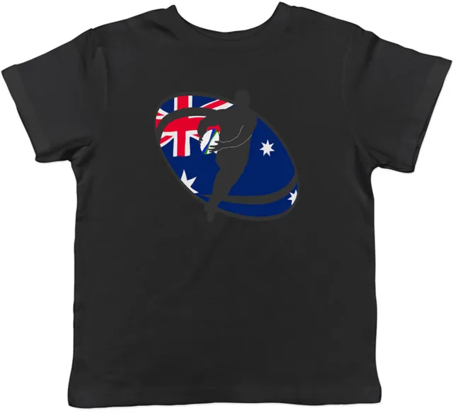 Rygby Australia Childrens Kids T-Shirt Boys Girls