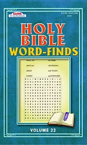 HOLY BIBLE WORD FIND PUZZLE BOOK-WORD SEARCH VOLUME 18 By Kappa Books ...