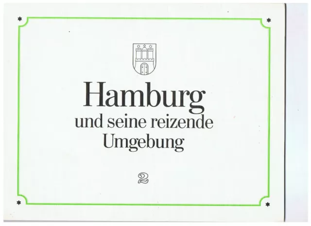 HAMBURG und seine reizende Umgebung  - 10 Stahlstiche aus der Zeit um 1850 -