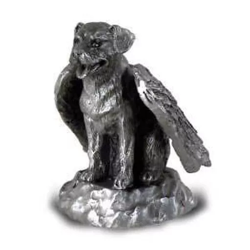 PEWTER Angel ROTTWEILER Dog Ornament Figurine Statue NEW