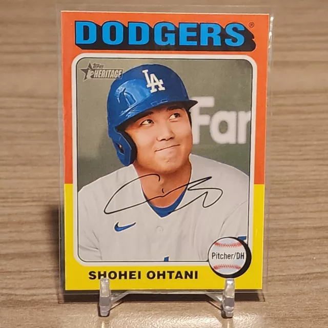 SHOHEI OHTANI 2024 Topps Heritage Image Variation SP 371 Los Angeles